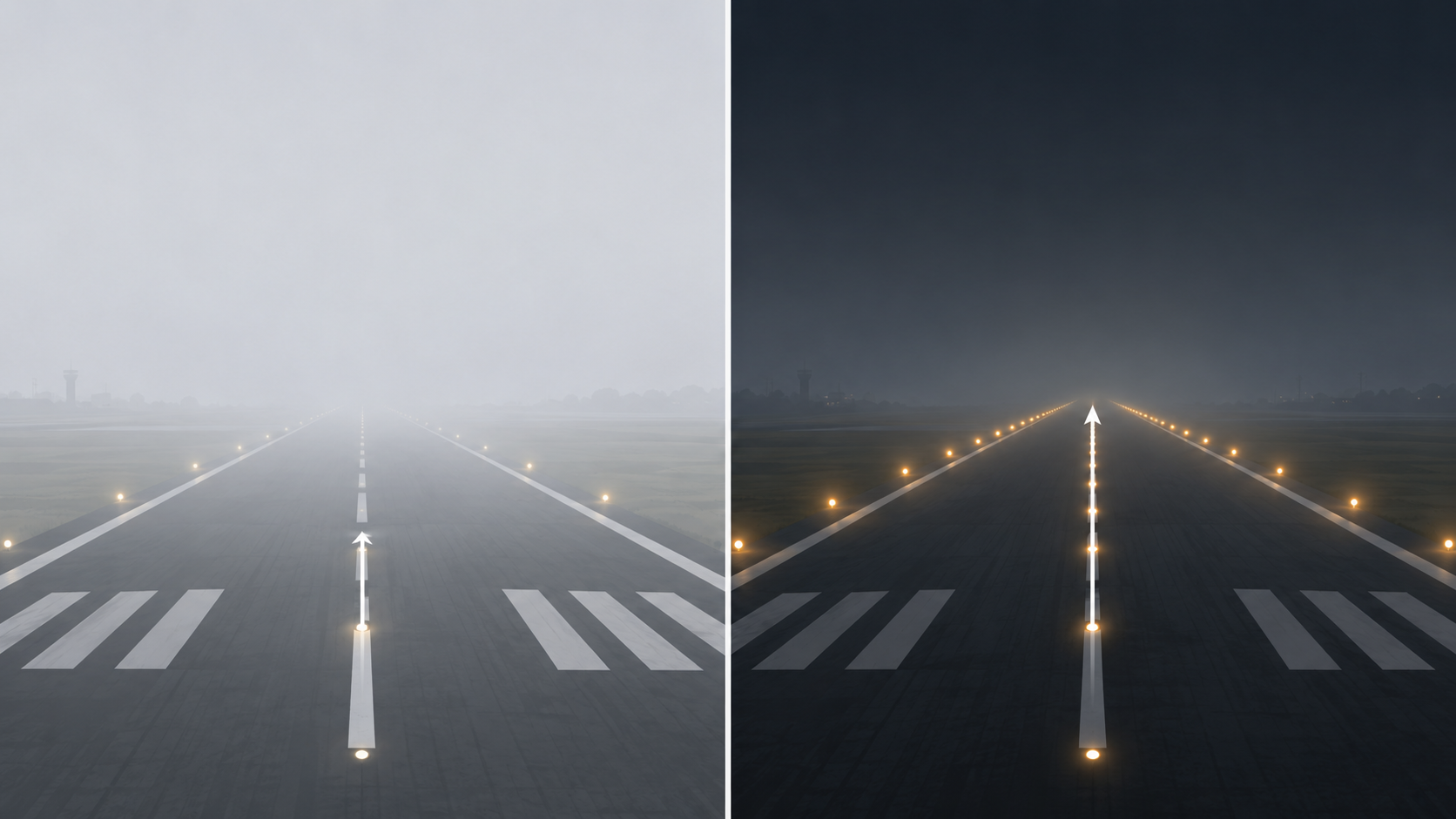 夜間にRVRが視程より大きくなる理由